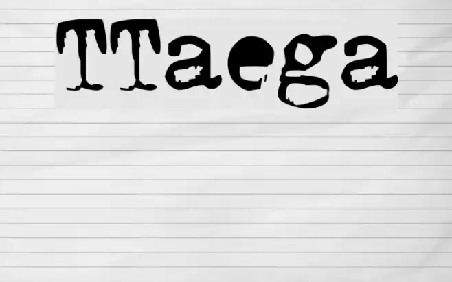 TriumphTippa regular Font examples
