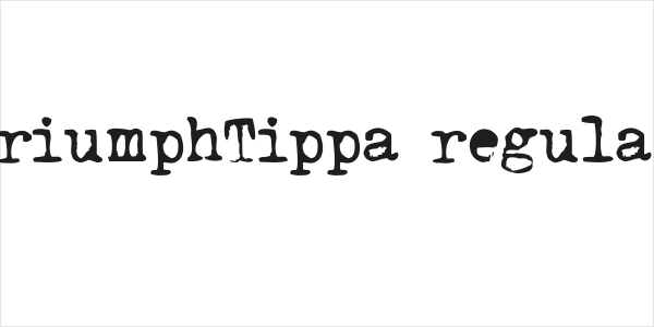 TriumphTippa regular Logo