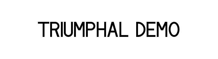 Triumphal Demo  Fuentes Gratis Descargar