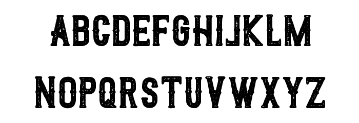 Triumphwheelsrough Font LOWERCASE