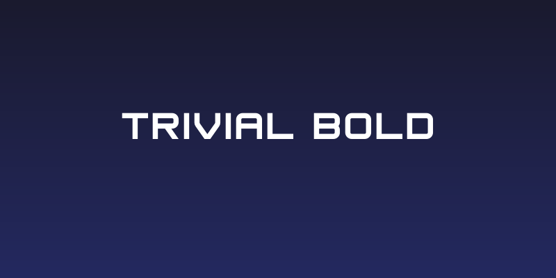 Trivial Bold Social Header