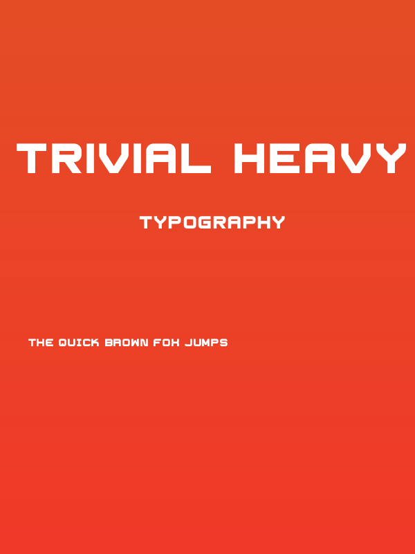 Trivial Heavy Poster