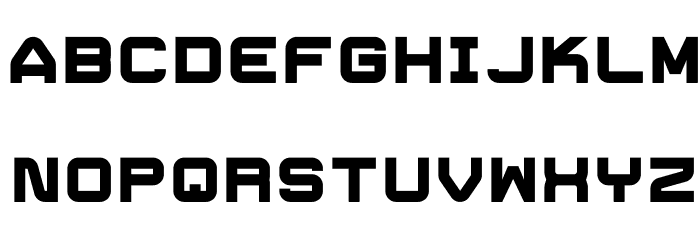 Trivial Heavy Font LOWERCASE