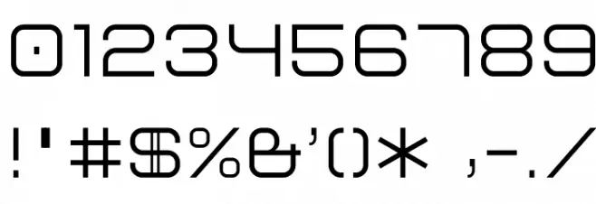 Trivial Light Font OTHER CHARS