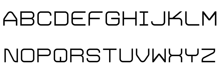 Trivial Light Font LOWERCASE