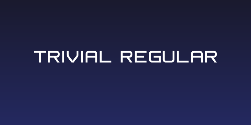 Trivial Regular Social Header