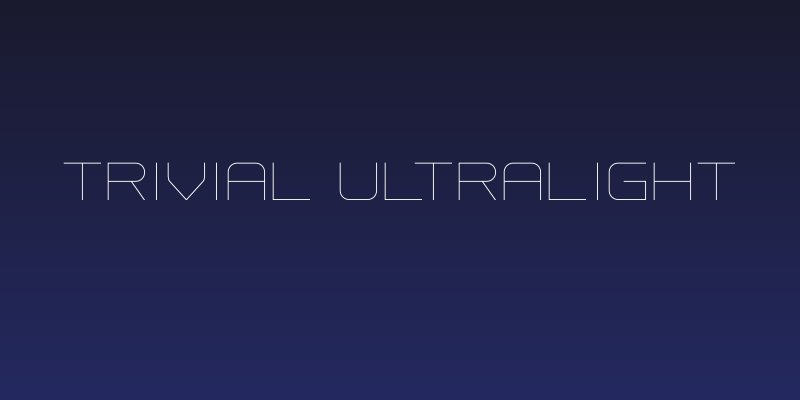 Trivial UltraLight Social Header