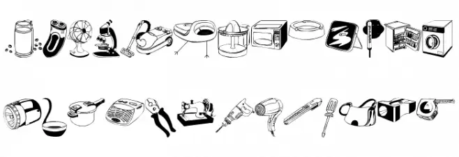 Trivialiartes خط أحرف صغيرة