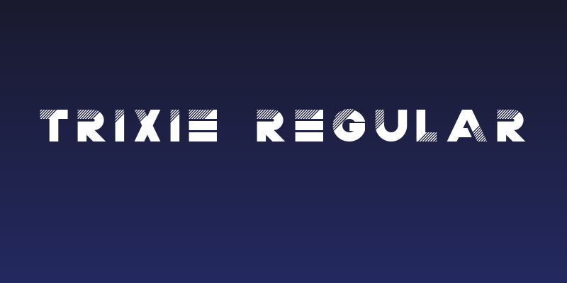 Trixie Regular Social Header