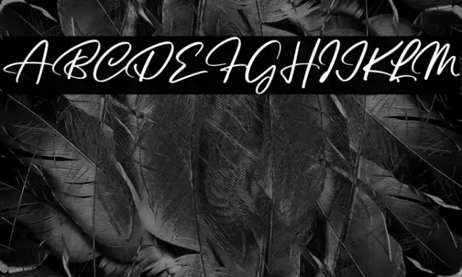 Triyastie फ़ॉन्ट examples