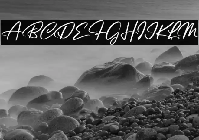 Triyastie फ़ॉन्ट examples