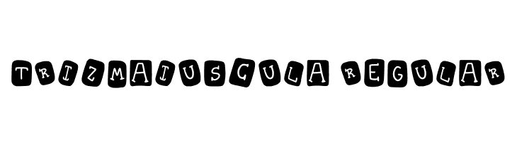 Trizmaiuscula Regular  font caratteri gratis