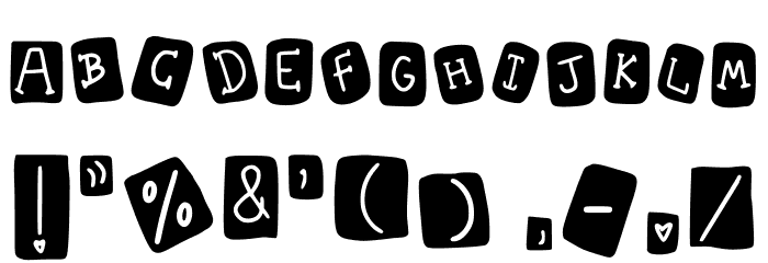 Trizmaiuscula Regular Font OTHER CHARS