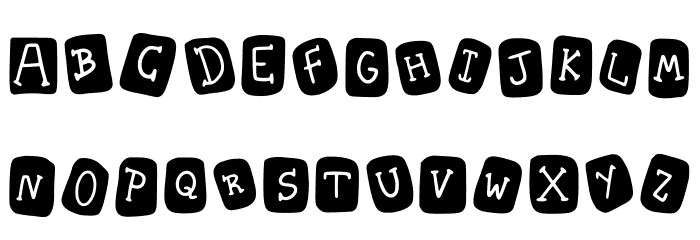 Trizmaiuscula Regular Font LOWERCASE