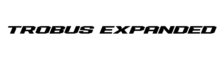 Trobus Expanded  免费字体下载