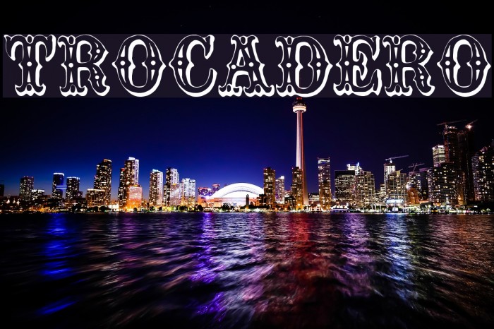 Trocadero Font examples