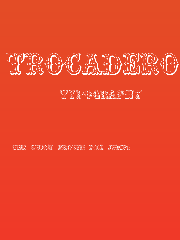 Trocadero Poster