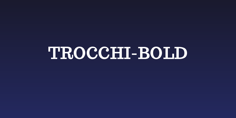 Trocchi-Bold Social Header