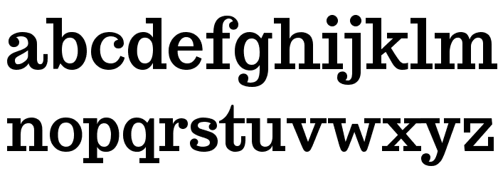 Trocchi-Bold Font LOWERCASE