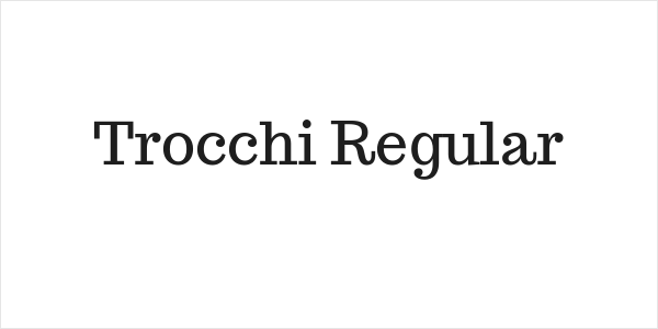 Trocchi Regular Logo
