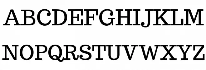 Trocchi Schriftart Groß