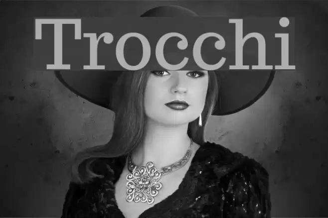 Trocchi Font examples