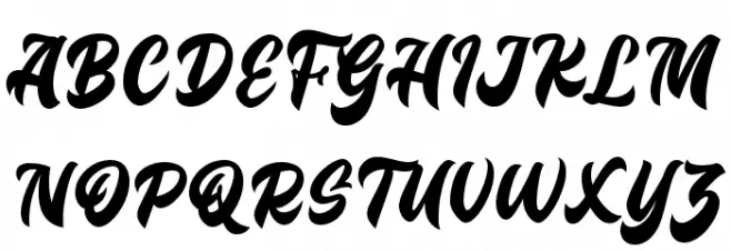 Troche Font UPPERCASE