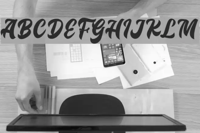 Troche Font examples