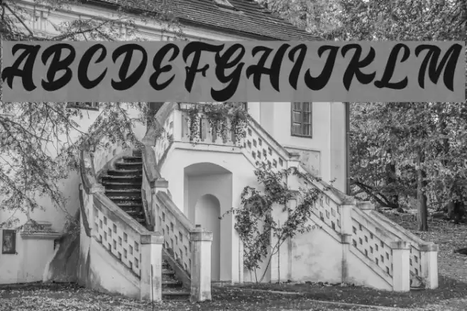 Troche Font examples