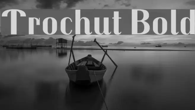 Trochut Bold Font examples