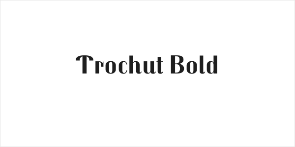 Trochut Bold Logo