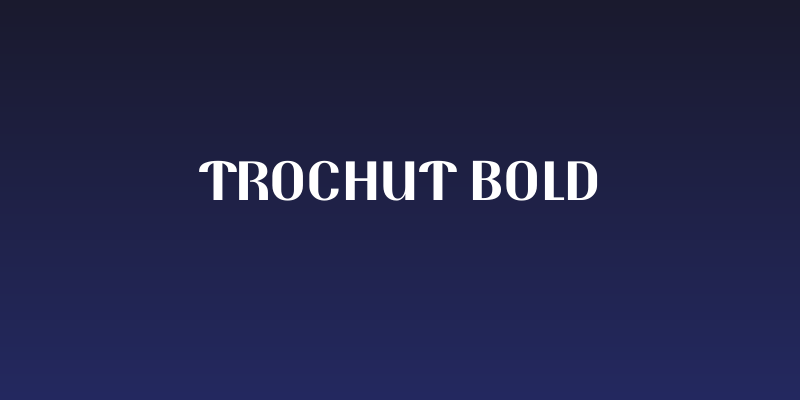 Trochut Bold Social Header