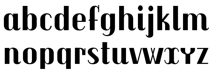 Trochut Bold Font LOWERCASE