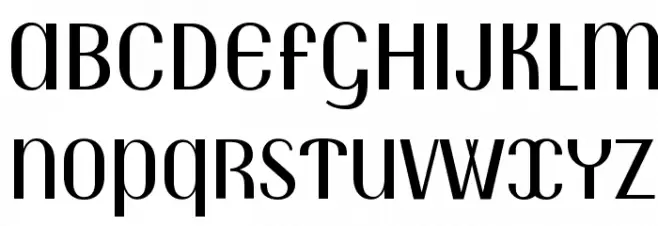 Trochut Schriftart Groß