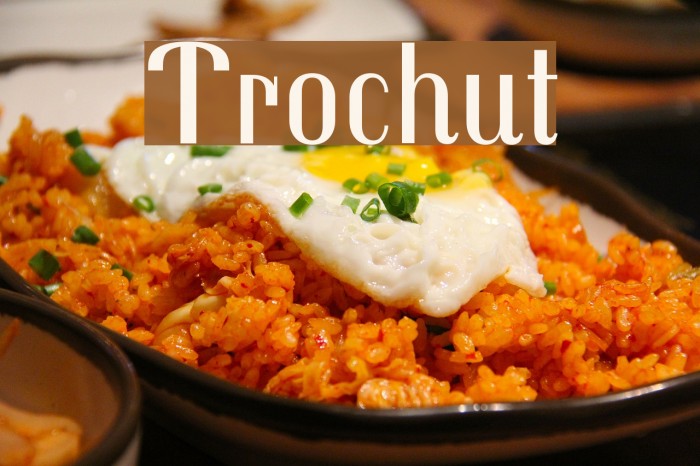 Trochut Font examples
