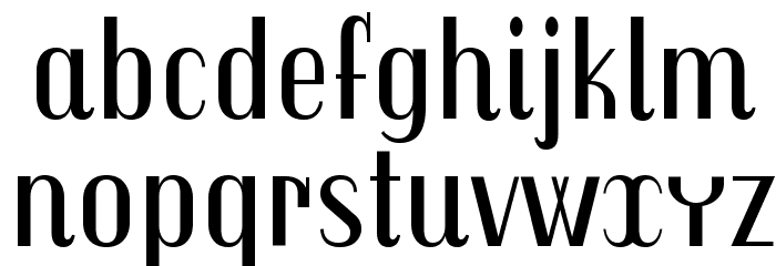 Trochut Font LOWERCASE