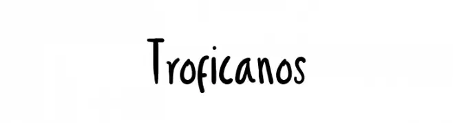 Troficanos  フリーフォントのダウンロード