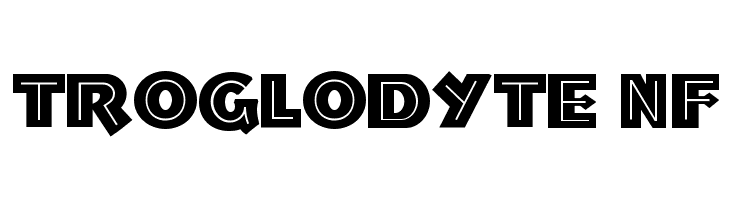 Troglodyte NF  Frei Schriftart Herunterladen
