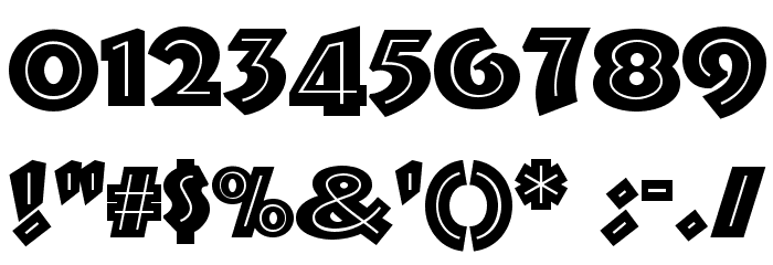 Troglodyte NF Font OTHER CHARS