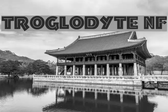 Troglodyte NF Шрифта examples