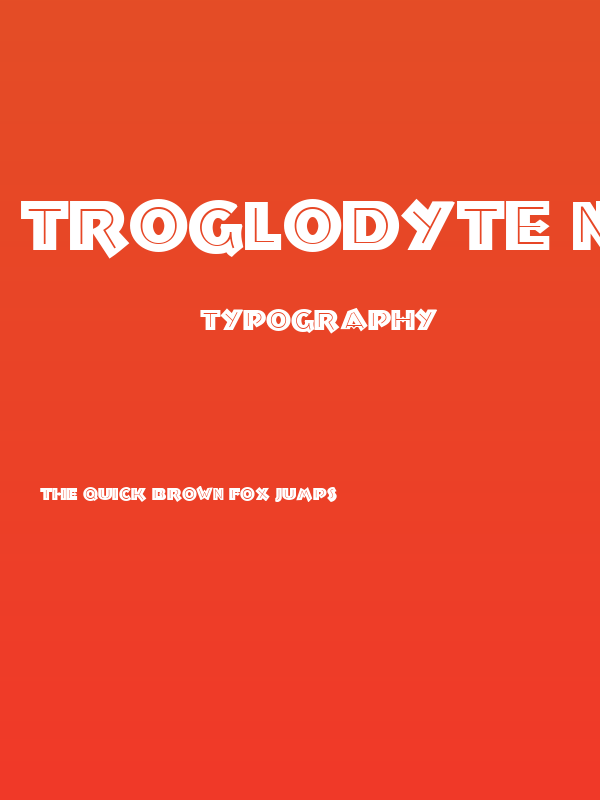Troglodyte NF Poster