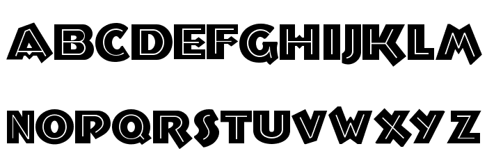 Troglodyte NF Font LOWERCASE