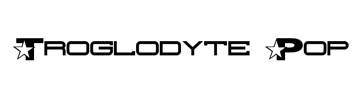 Troglodyte Pop  les polices de caractères gratuit tlcharger