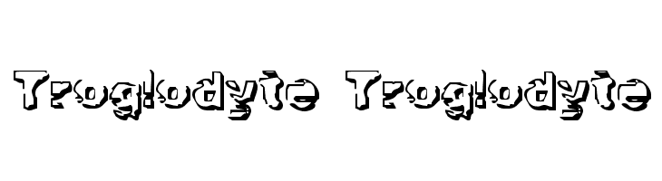 Troglodyte Troglodyte  Frei Schriftart Herunterladen