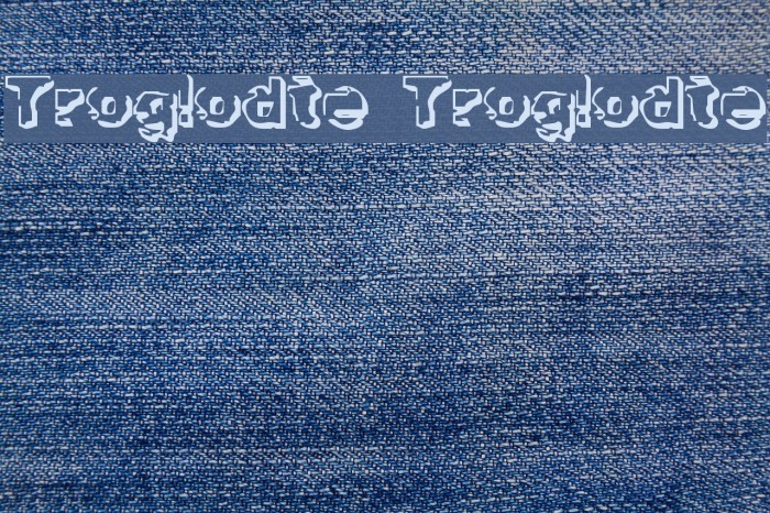 Troglodyte Troglodyte Font examples