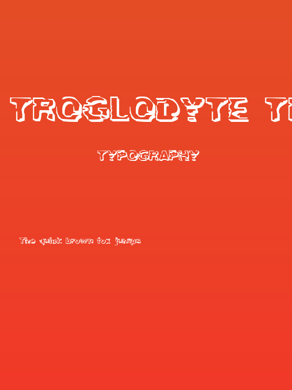 Troglodyte Troglodyte Poster