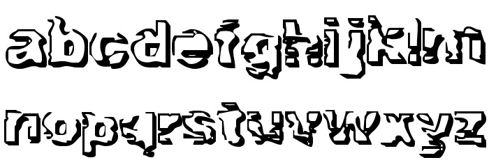 Troglodyte Troglodyte Font LOWERCASE