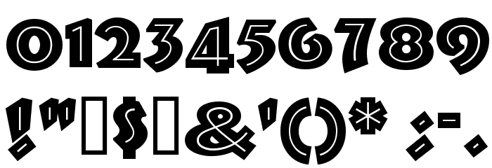 TroglodyteNF Font OTHER CHARS