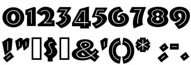 TroglodyteNF Font OTHER CHARS