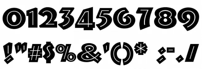 TroglodyteNF Font OTHER CHARS